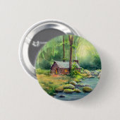 WARME KABINE im HOLZ durch SHARON SHARPE Button (Vorne & Hinten)
