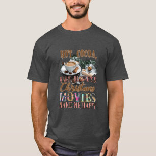 Warme Kakao-Decken und Weihnachtsfilme Familie T-Shirt