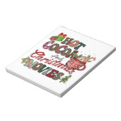 Warme Kakao- und Weihnachtsfilme Notizblock (Rotiert)