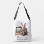 Warme Kakao- und Weihnachtsfilme Tragetaschen Mit Langen Trägern (Rückseite)