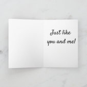 Warme Kakaofreundschaft Feiertagskarte (Innenseite)