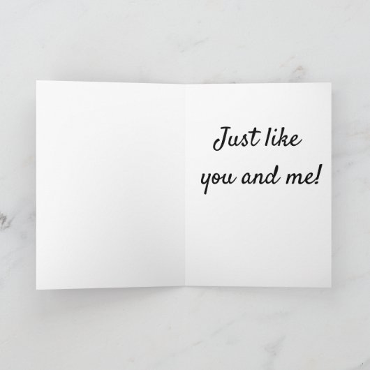 Warme Kakaofreundschaft Feiertagskarte (Innenseite)