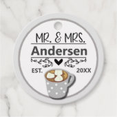 Warme Kakaomben | DIY Wedding Geschenkanhänger (Vorderseite)