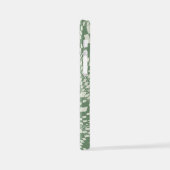 Warme Karos in Grün iPhone Hülle (Linke Seite)