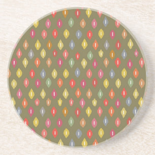 warme kleine Ikat-Diamanten Getränkeuntersetzer