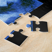 Warme Lippen (blau) Puzzle (Seite)