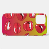 Warme Lippen Case-Mate iPhone Hülle (Rückseite (Horizontal))