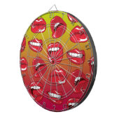 Warme Lippen Dartscheibe (Vorderseite rechts)