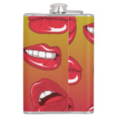 Warme Lippen Flachmann (Rückseite)