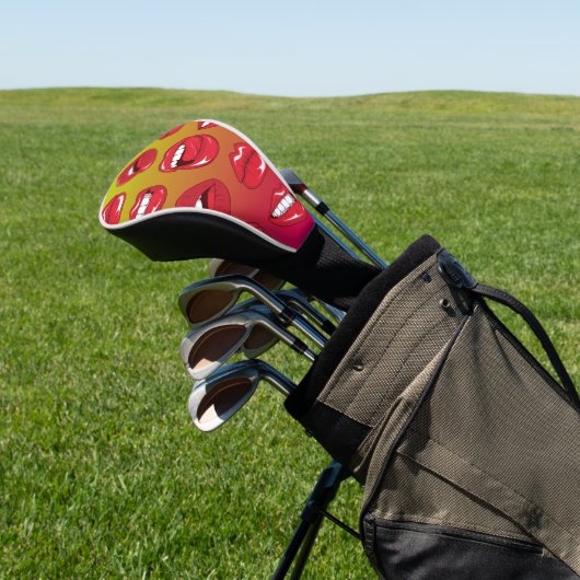 Warme Lippen Golf Headcover (In SItu)