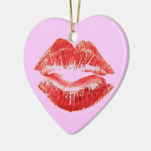 Warme Lippen Keramikornament (Links)