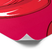 Warme Lippen Poster (Ecke)