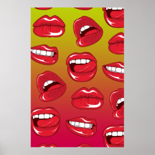 Warme Lippen Poster