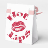 Warme Lippen, rote Lippen Geschenkschachtel (Rückseite)