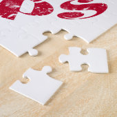 Warme Lippen, rote Lippen Puzzle (Seite)