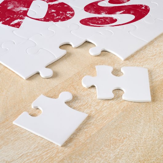 Warme Lippen, rote Lippen Puzzle (Seite)