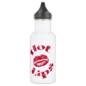 Warme Lippen, rote Lippen Trinkflasche (Rechts)
