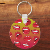 Warme Lippen Schlüsselanhänger (Vorderseite)