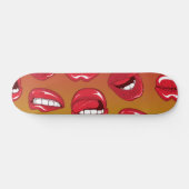 Warme Lippen Skateboard (Horizontal)