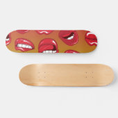 Warme Lippen Skateboard (Horizontal)