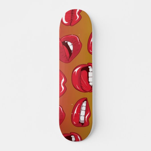 Warme Lippen Skateboard (Vorne)