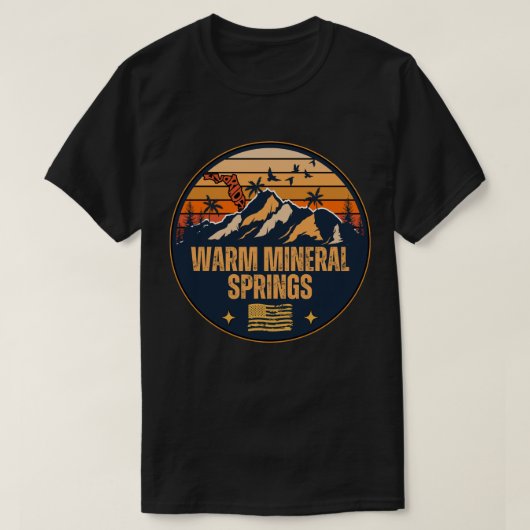 Warme Mineralquellen, Florida T-Shirt (Design vorne)