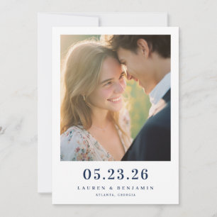 Warme Minimalistische Fotografie Save The Date
