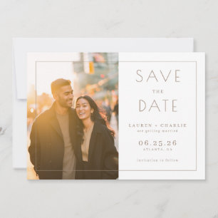 Warme Minimalistische Fotografie Save The Date