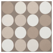 Warme neutrale Erdkreis-Geometrie Stoff (Muster)