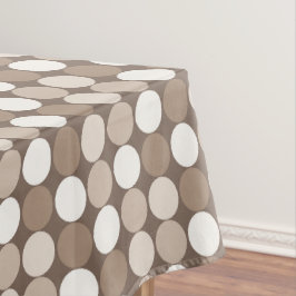 Warme neutrale Erdkreis-Geometrie Tischdecke