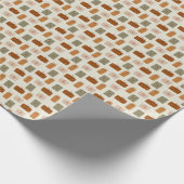 Warme neutrale Weihnachtsgeschenk Geschenkpapier (Ecke)