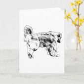 Warme Note, Golden Stride Karte (Gelbe Blume)