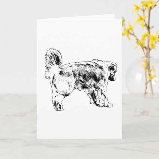 Warme Note, Golden Stride Karte (Gelbe Blume)