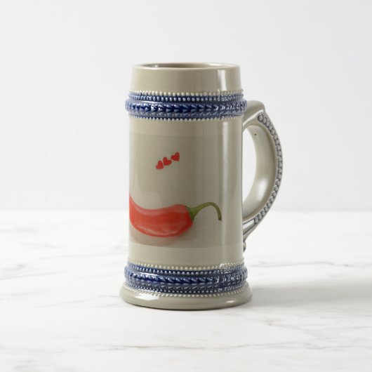 Warme Paprika Weißrot Bierglas (VorderseiteRechts)