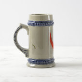 Warme Paprika Weißrot Bierglas (Links)