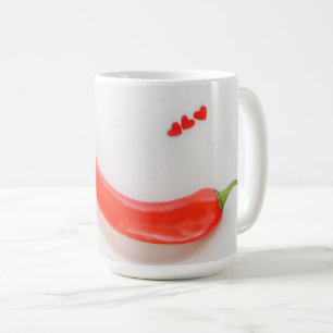 Warme Paprika Weißrot Kaffeetasse