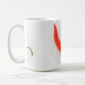 Warme Paprika Weißrot Kaffeetasse (Links)