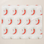 Warme Paprika Weißrot Sherpadecke (Vorderseite (Horizontal))