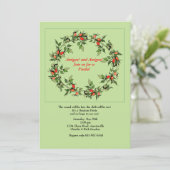 Warme Paprikaschoten Einladung (Stehend Vorderseite)