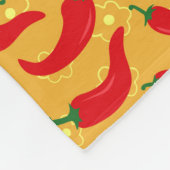 Warme Paprikaschoten Fleecedecke (Ecke)