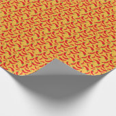 Warme Paprikaschoten Geschenkpapier (Ecke)