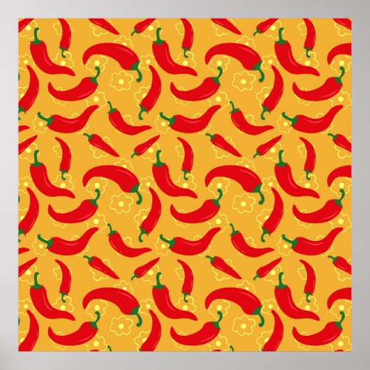 Warme Paprikaschoten Poster (Vorne)