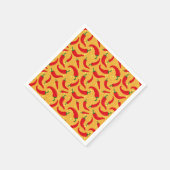 Warme Paprikaschoten Serviette (Ecke)