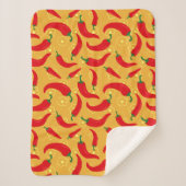 Warme Paprikaschoten Sherpadecke (Vorderseite)