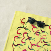 Warme Paprikaschoten Strandtuch (Beispiel)