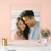 Warme Pastell Intime Foto Acrylschild (Hochzeit)