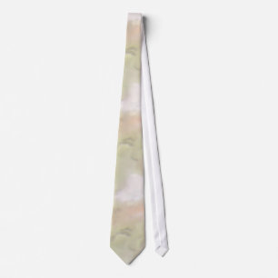 Warme Pastelle wirbeln Wolken Necktie Krawatte