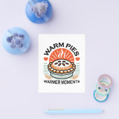 Warme Pies Warmer Momente - Gemütliche Herbstgesta Flyer (Einzeln)