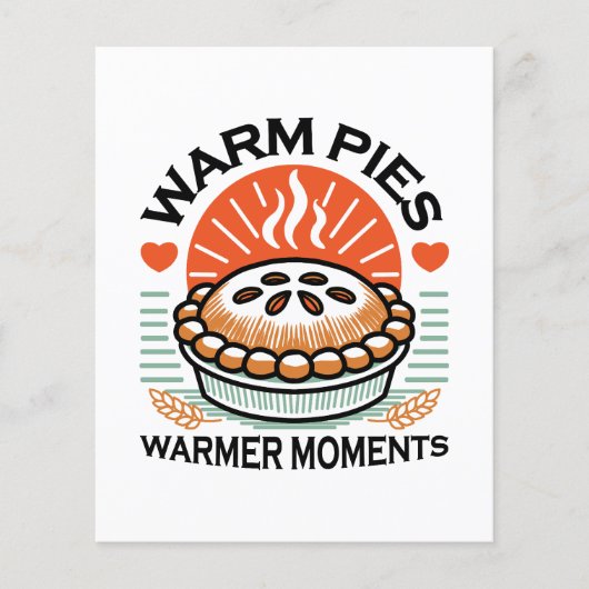 Warme Pies Warmer Momente - Gemütliche Herbstgesta Flyer (Vorne)