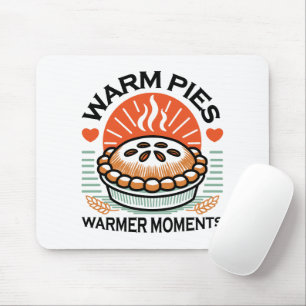 Warme Pies Warmer Momente - Gemütliche Herbstgesta Mousepad